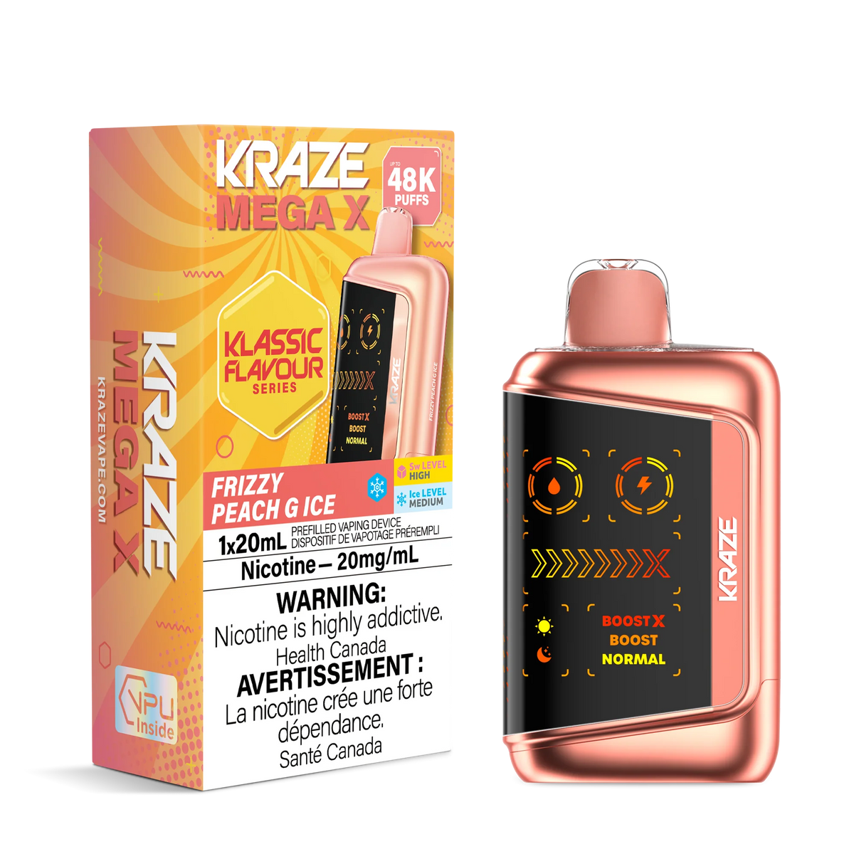 FRIZZY PEACH G ICE KRAZE MEGA X - KLASSIC SERIES
