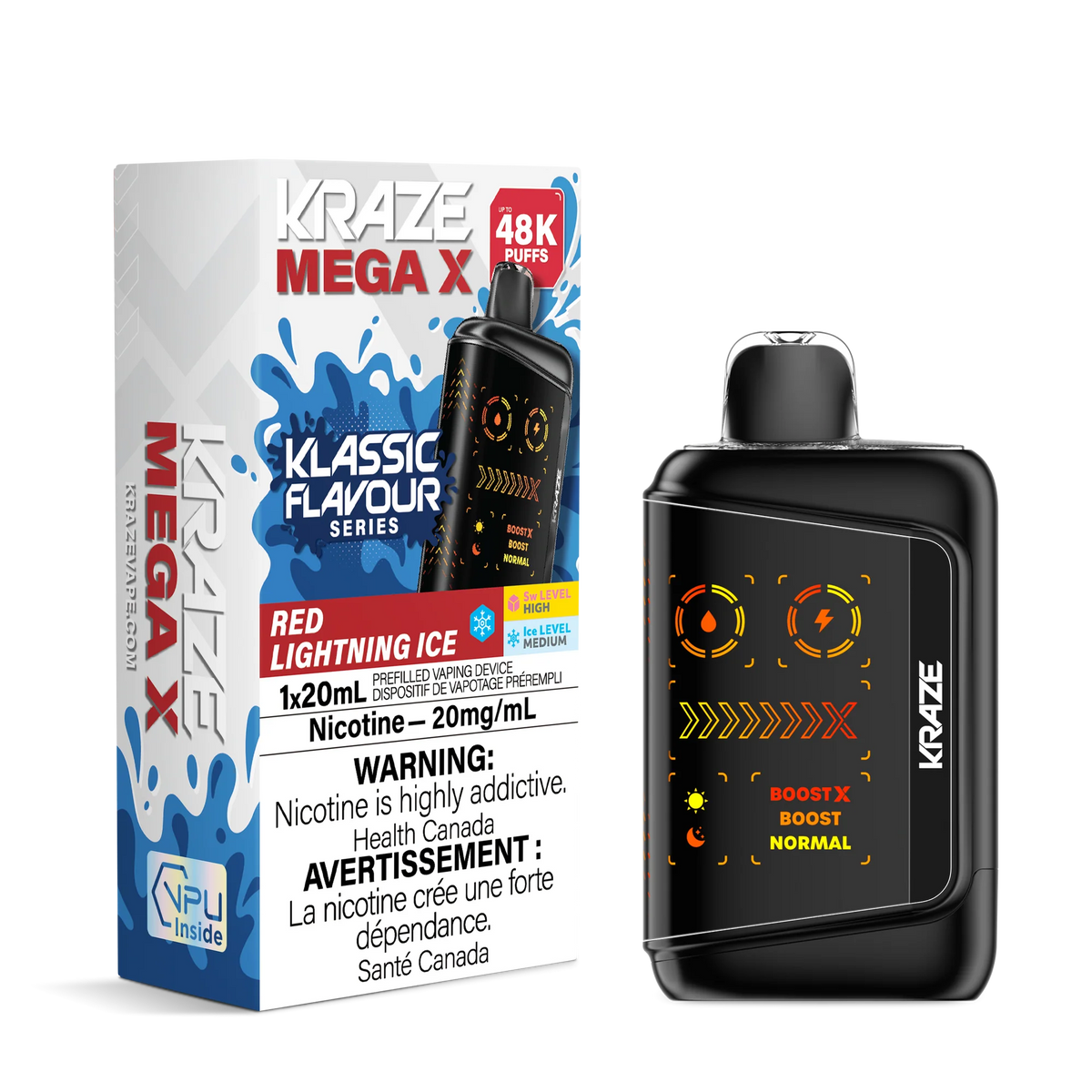RED LIGHTNING ICE KRAZE MEGA X - KLASSIC SERIES