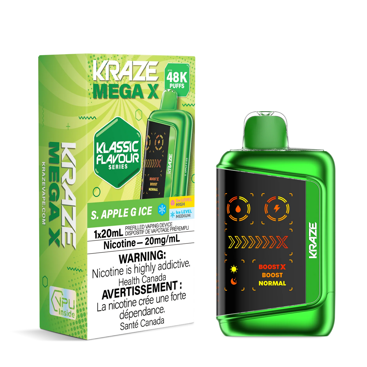 S. APPLE G ICE KRAZE MEGA X - KLASSIC SERIES