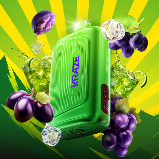 KRAZE GIGA 150K -  GRAPE CITRUS ICE