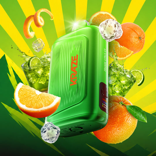KRAZE GIGA 150K -  ORANGE CITRUS ICE