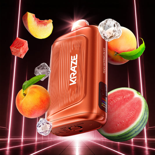 KRAZE GIGA 150K -  PEACH WATERMELON ICE