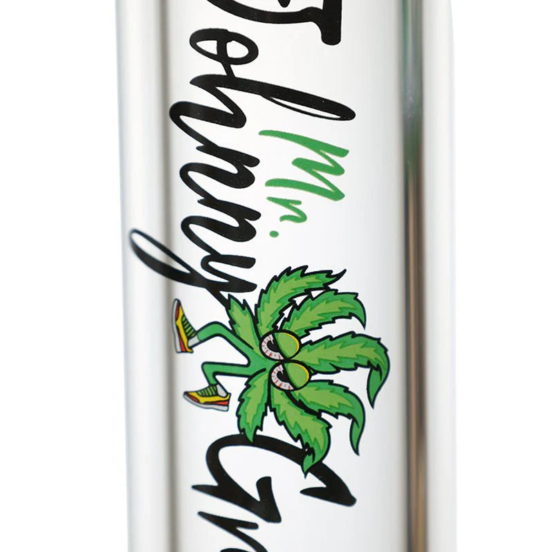 JOHNNY GREEN 10" 9MM STRAIGHT TUBE W/ PERCULATOR