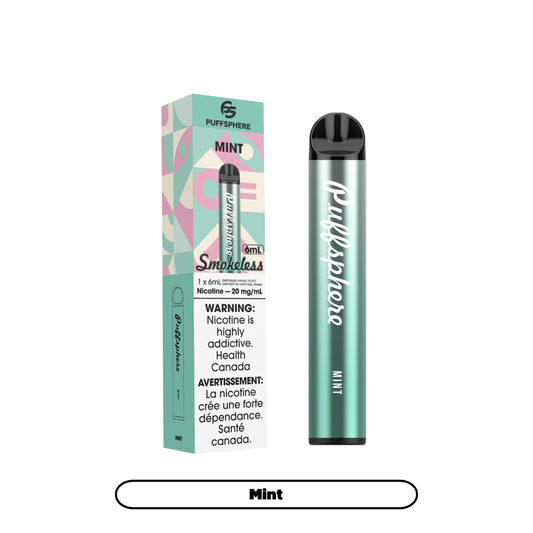 PUFFSPHERE SMOKELESS. MINT