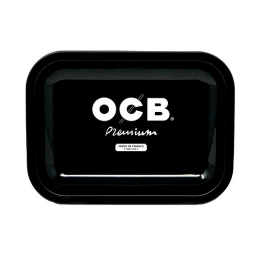 OCB Black Premium Metal Rolling Tray