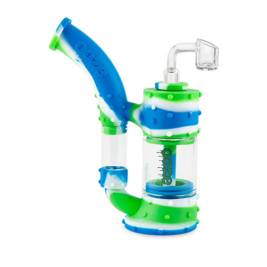 Ooze Stack Pipe Silicone Water Bubbler & Dab Rig