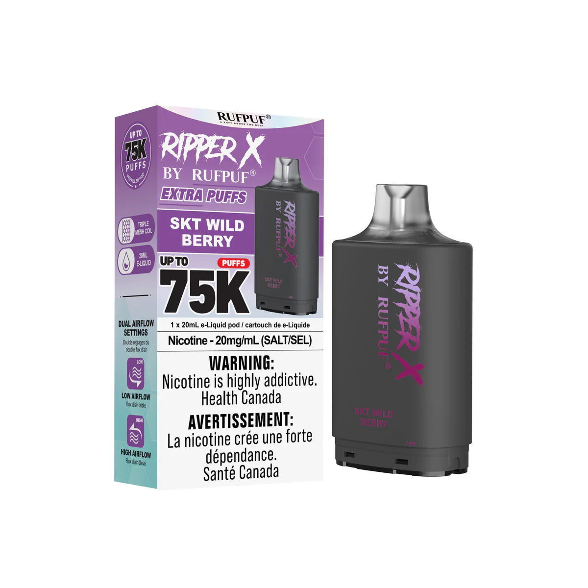 SKT WILD BERRY BY RIPPER X 75K POD