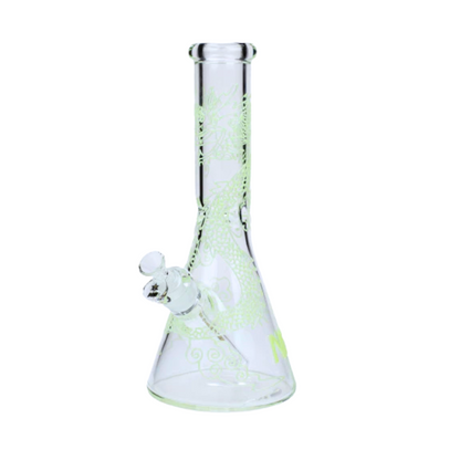13' Nice Glass Glow-In-The-Dark Dragon Bong