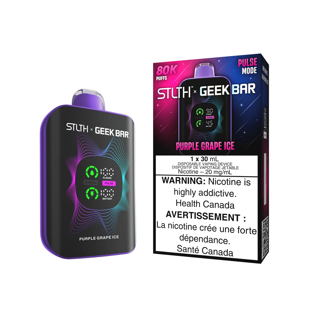 PURPLE GRAPE ICE STLTH X GEEKBAR