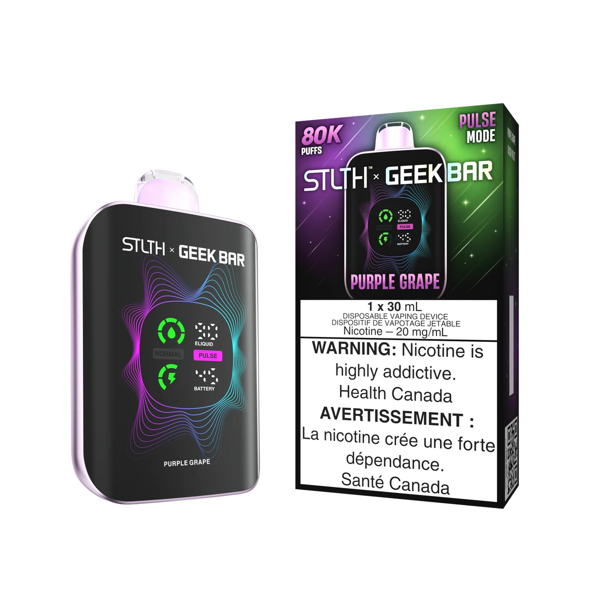 PURPLE GRAPE STLTH X GEEKBAR