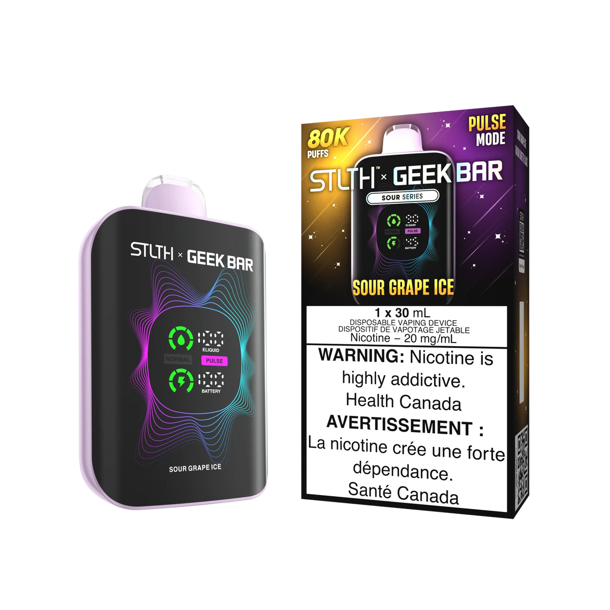 SOUR GRAPE ICE STLTH X GEEKBAR