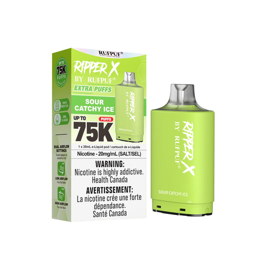 SOUR CATCHY ICE BY RIPPER X 75K POD