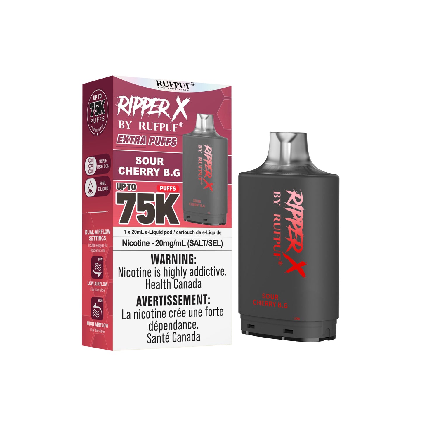 SOUR CHERRY B.G BY RIPPER X 75K POD