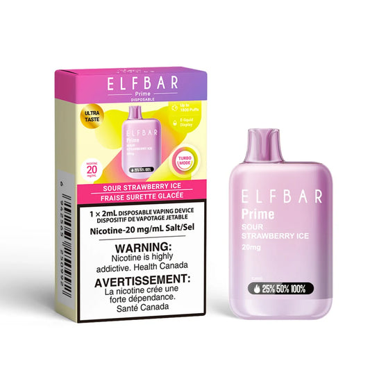 SOUR STRAWBERRY ICE ELFBAR PRIME