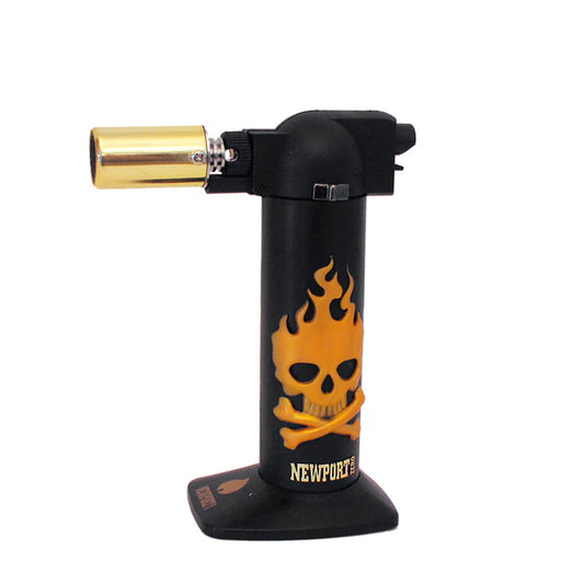 Newport Zero 6" Torch Lighter Skull