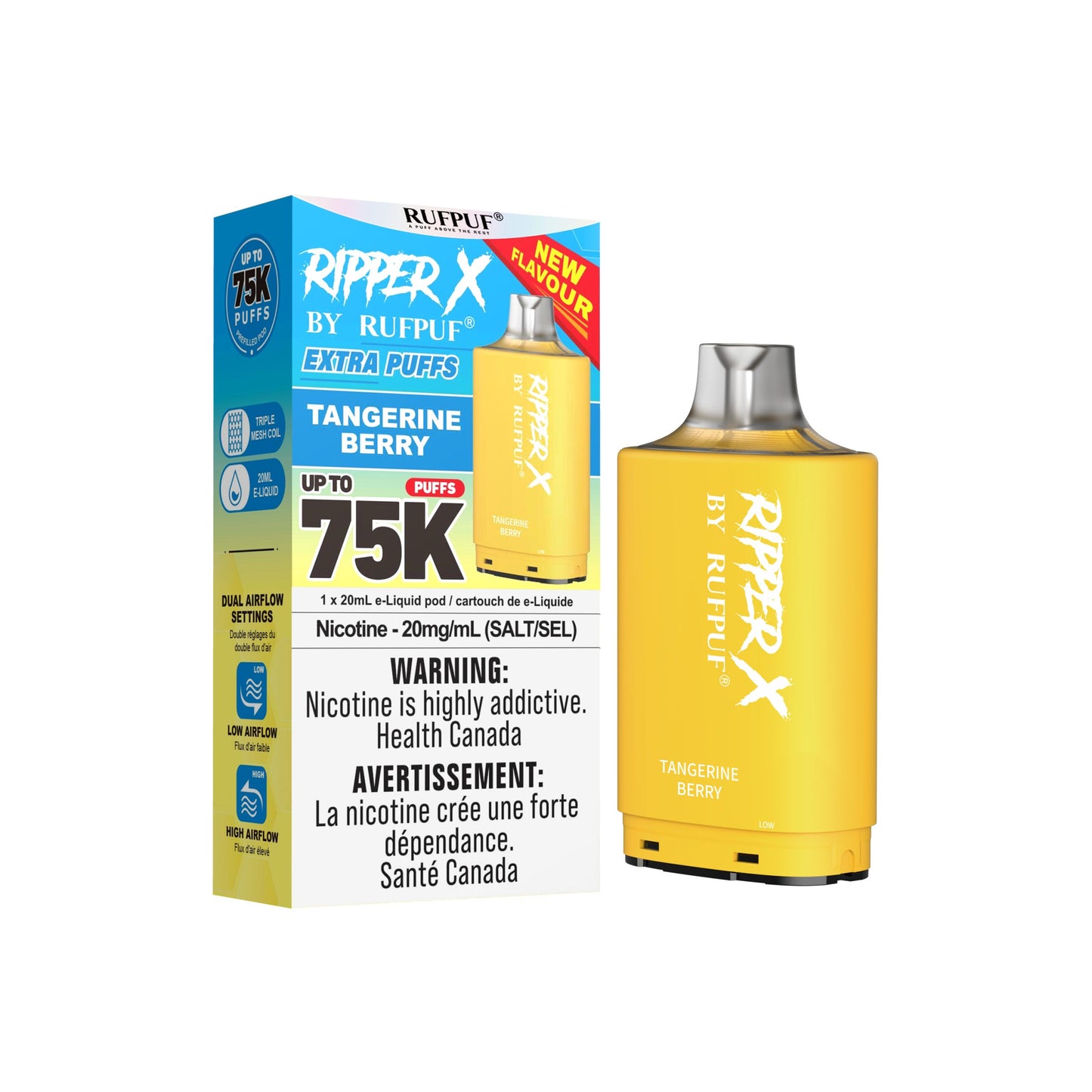 TANGERINE BERRY BY RIPPER X 75K POD