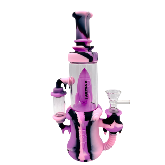 9" ROCKET LAUNCHER SILICONE BONG