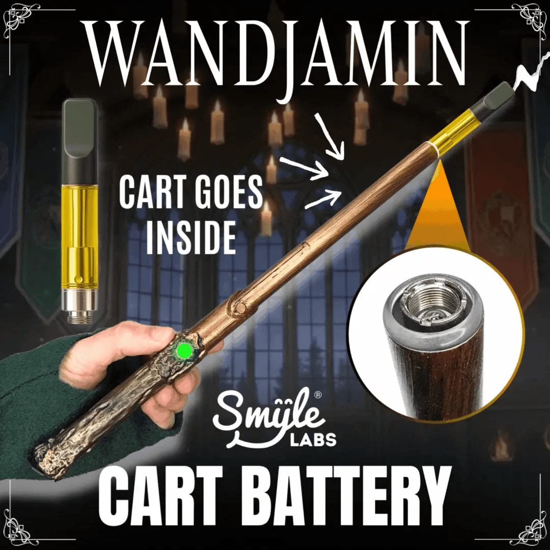 SMYLE LABS WANDJAMIN WAND 510 CART BATTERY BROWN