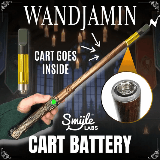 SMYLE LABS WANDJAMIN WAND 510 CART BATTERY BROWN