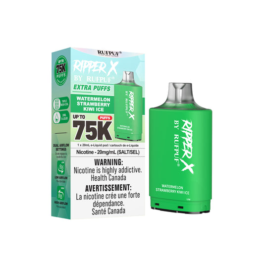 WATERMELON STRAWBERRY KIWI ICE RIPPER X 75K