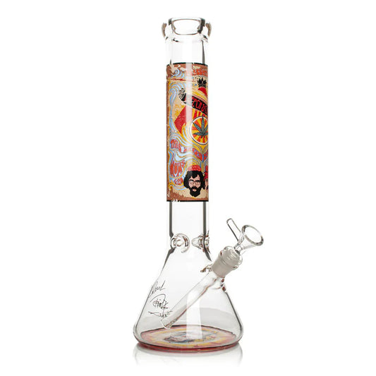 Cheech & Chong 15" 7mm Thick 420 Mint Meld Bong