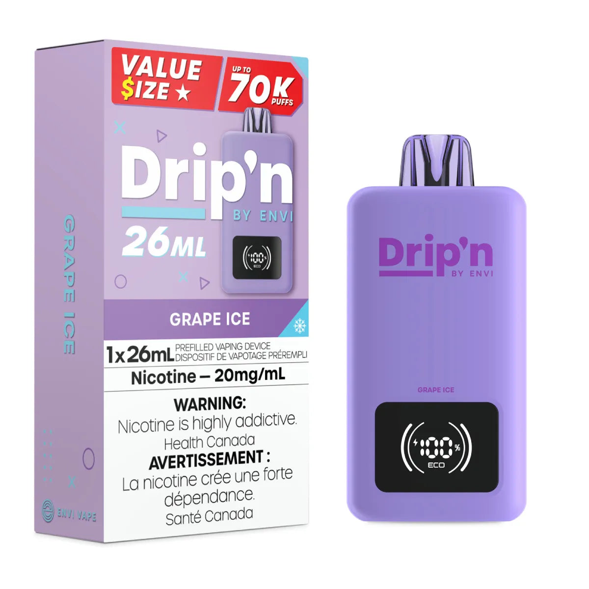 DRIP'N 26ML | GRAPE ICE