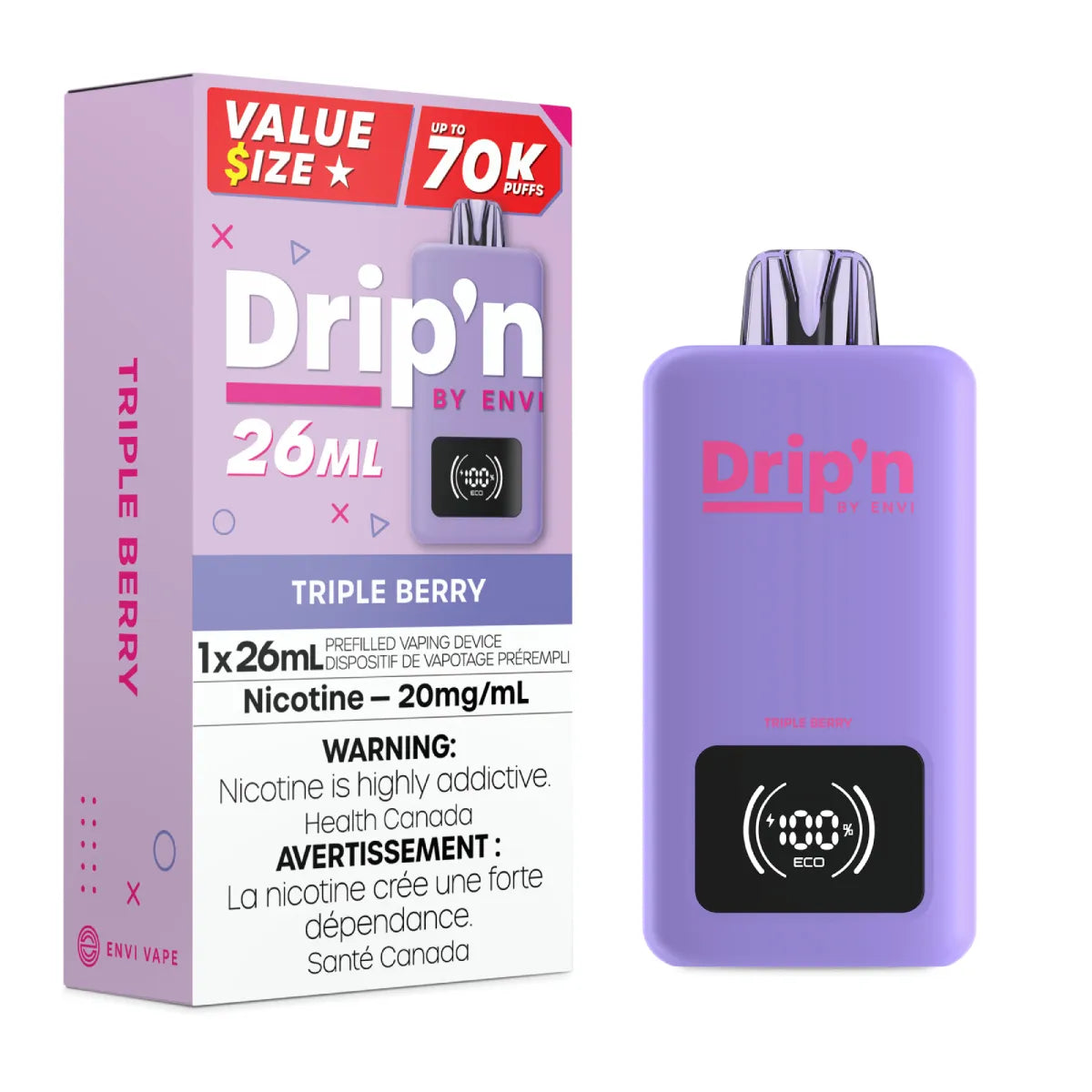 DRIP'N 26ML | TRIPLE BERRY