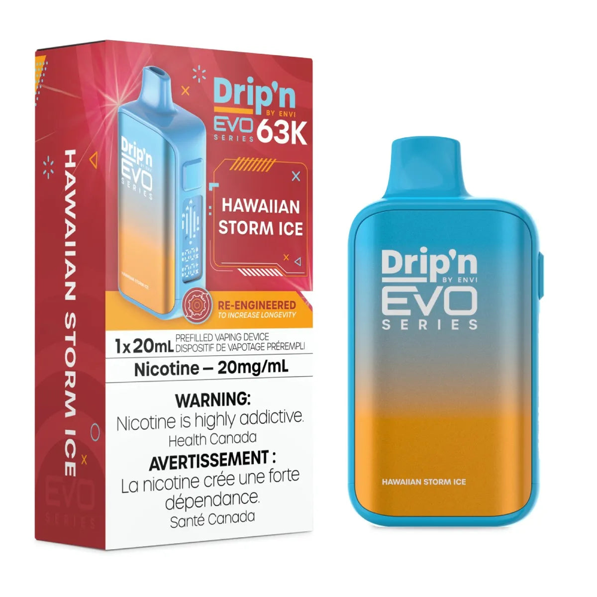 DRIP'N BY ENVU EVO 63K | HAWAIIAN STORM ICE