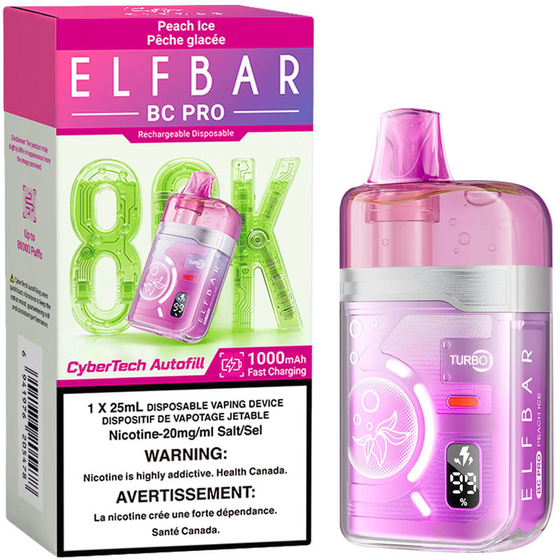 PEACH ICE ELFBAR BC PRO 80K