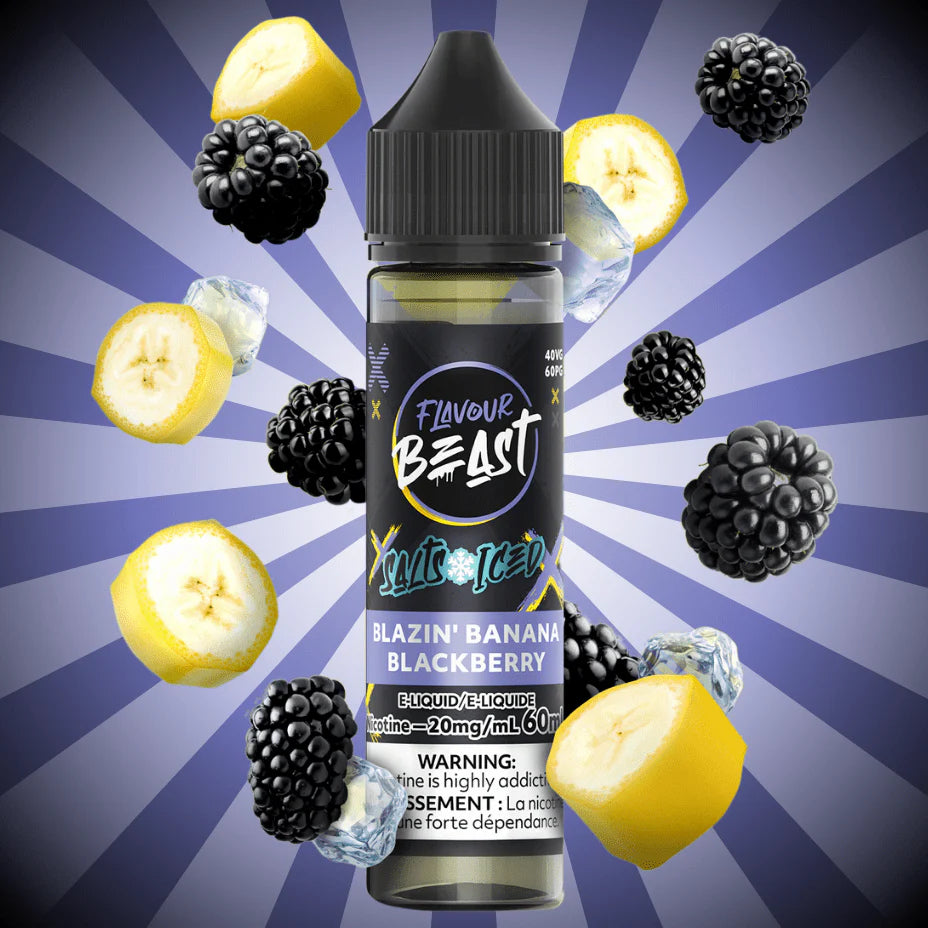 Blazin' Banana Blackberry by Flavour Beast Salts 60ml