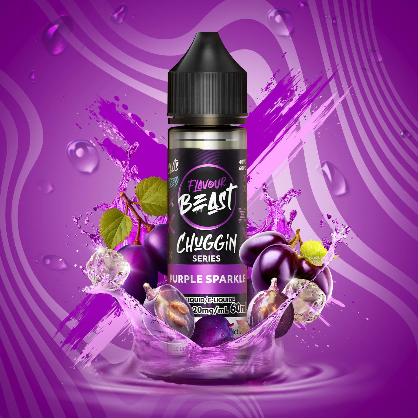 Purple Sparkle by Flavour Beast Salts 60ml