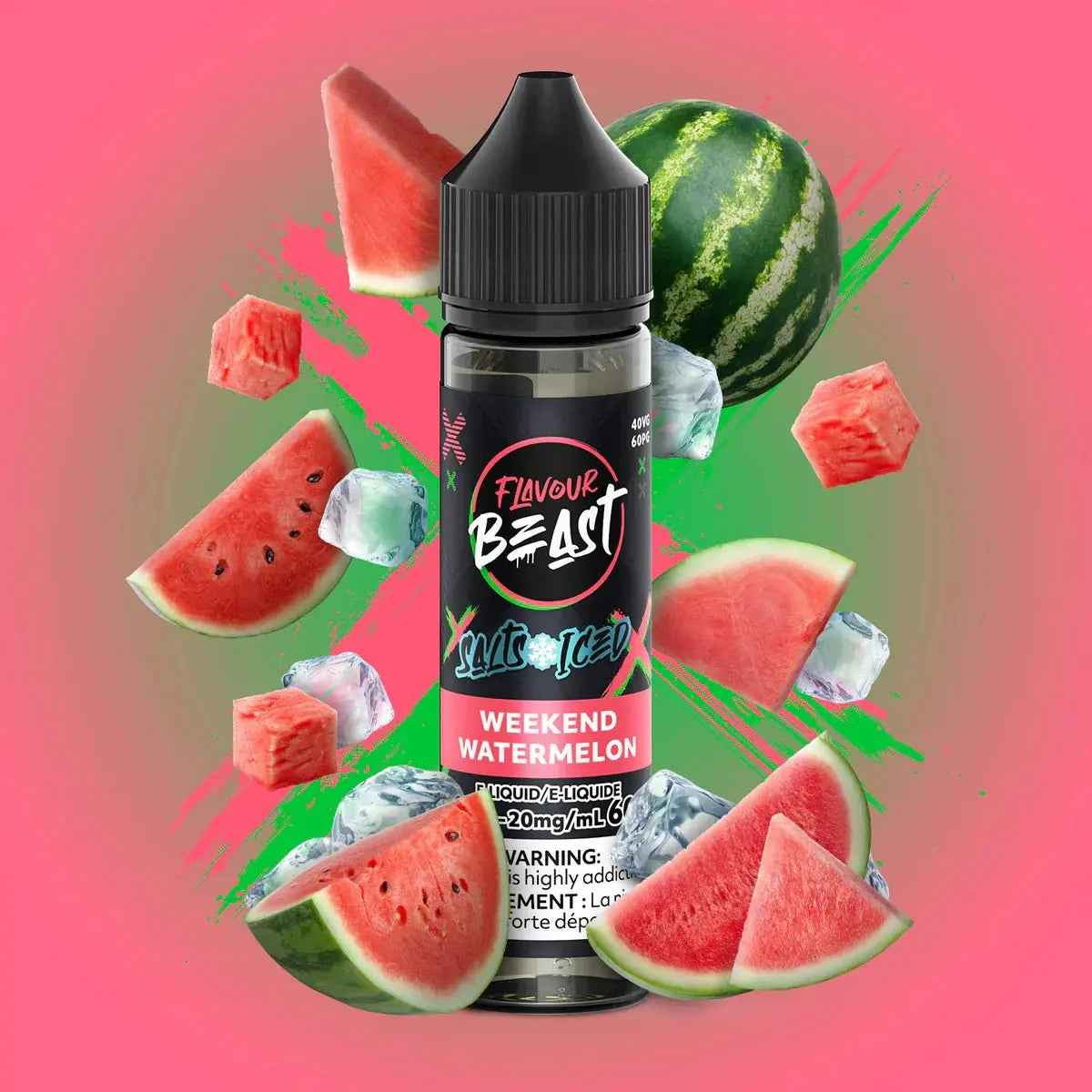 Weekend Watermelon by Flavour Beast Salts 60ml