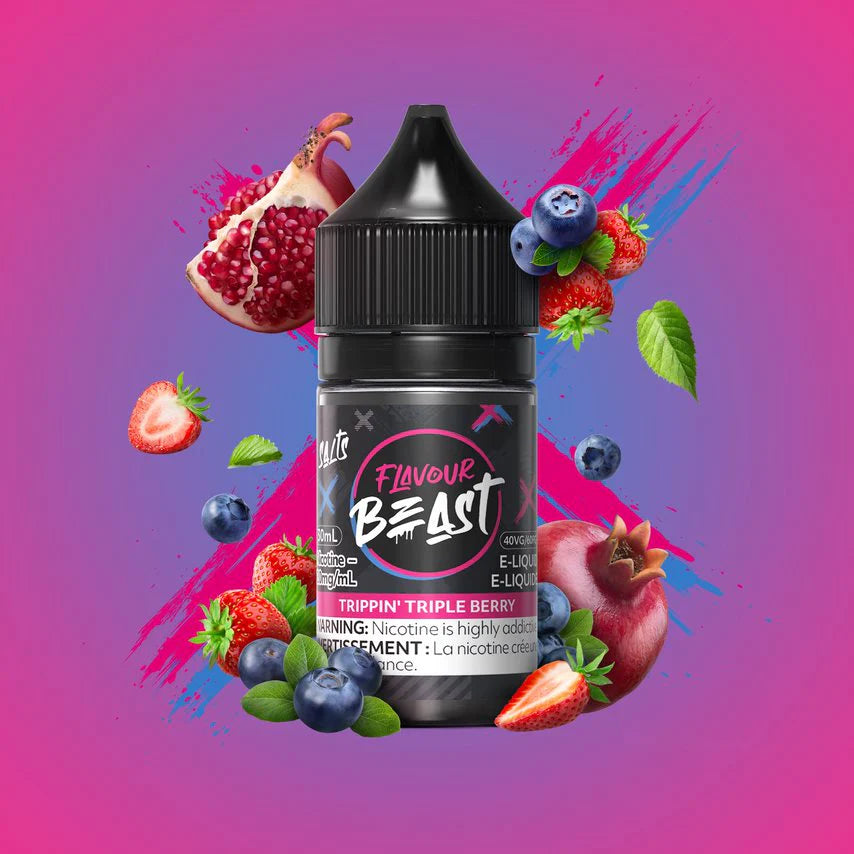 TRIPPIN' TRIPLE BERRY BY FLAVOUR BEAST SALTS