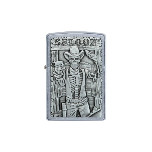 Zippo Saloon Skull Emblem Design